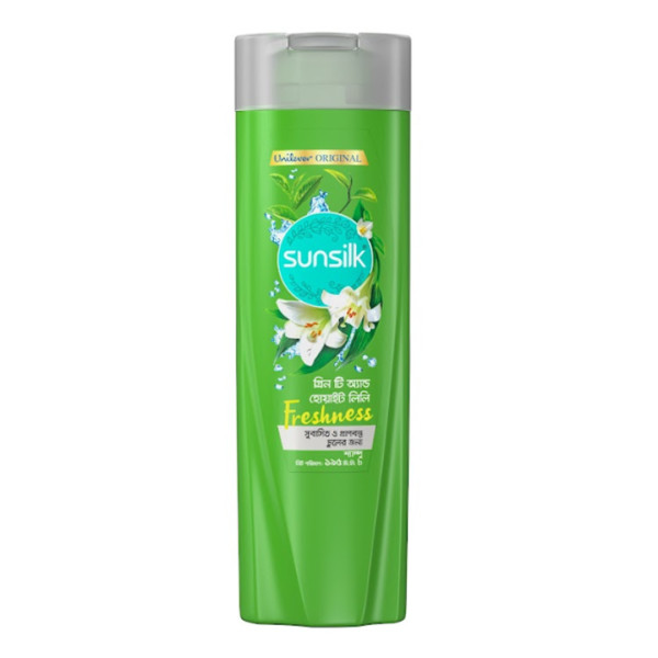 Sunsilk Freshness Shampoo - 195ml With Rin Liquid - 35ml Free