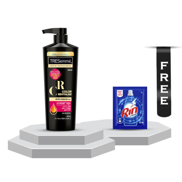 Tresemme Color Revitalise Shampoo - 580ml With Rin Liquid - 35ml Free - 69555555