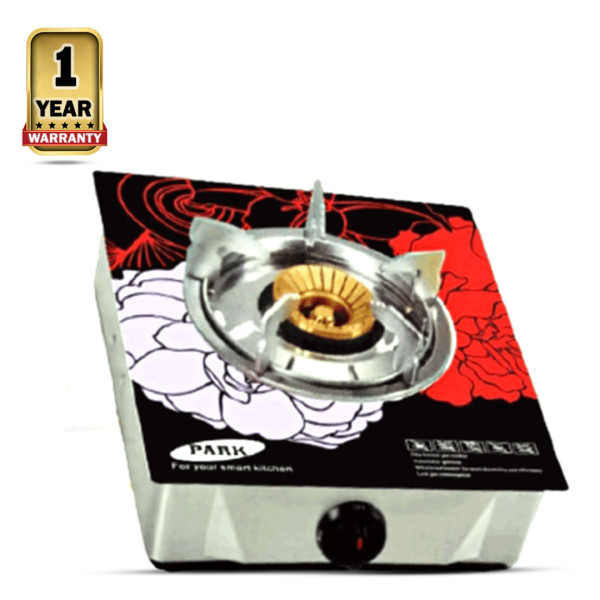 Park Deluxe Park-11 Honeycomb 95Mm 3D Tempered Glass Single Gas Stove