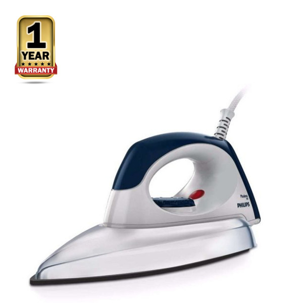 Philips GC101/02 Dry Iron - 750 Watt - Blue and White