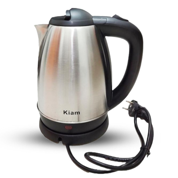 Kiam M46 Electric Kettle - 1.8 Liter - Silver