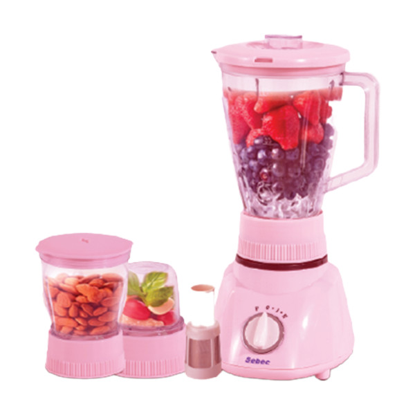 Sebec SB -202 -20 Blender Unbreakable Grater and Grinder Jar 350 Watt - Pink