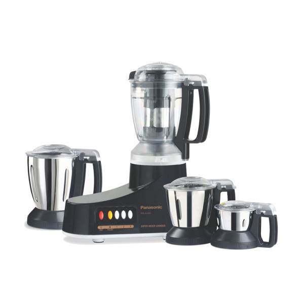 Panasonic MX-AC400 8 in 1 Super Mixer Grinder - 1.0 Ltr - Black and Silver