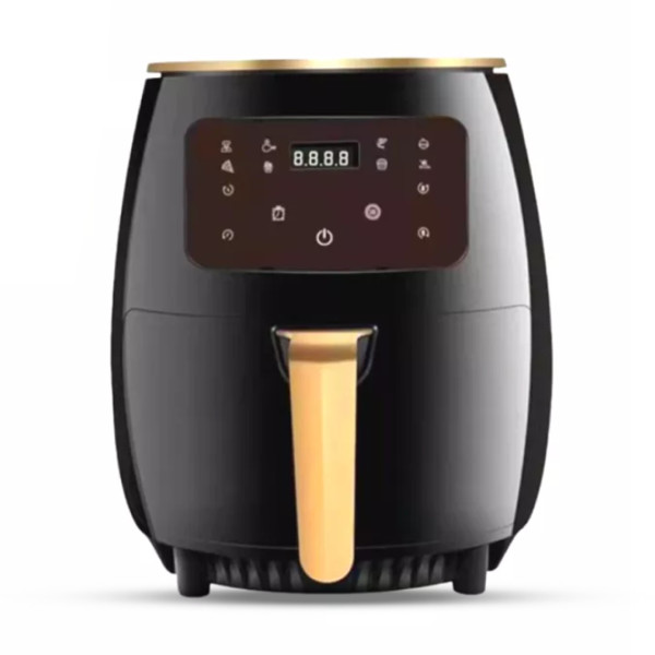 Silver Crest Digital LED Touch Screen Air Fryer - 2400W - 6 Litre - Black