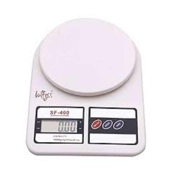 SF 400 Kitchen Digital Scale - White - 5.0Kg/1G