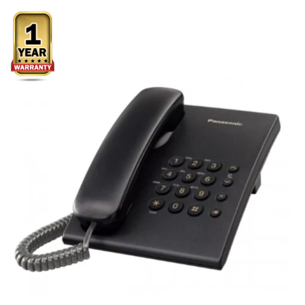 Panasonic KX-TS500MX Single Line Corded Telephone - Black