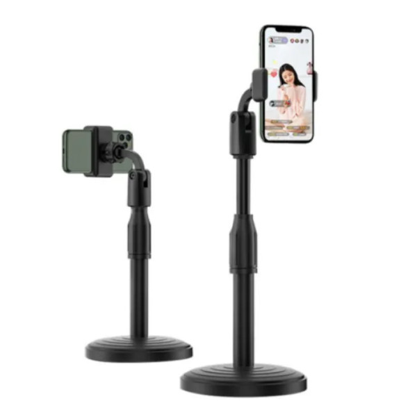 Mobile and Microphone Stand - Black