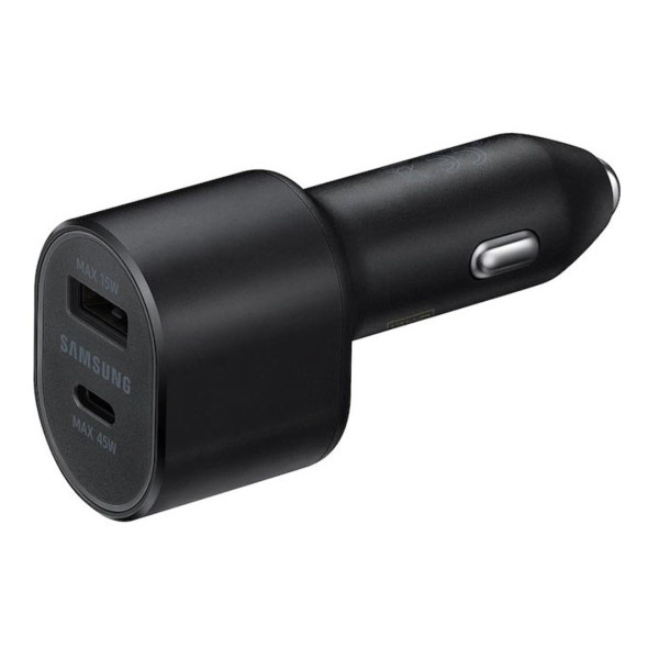 Samsung Super Fast Dual Car Charger (45W+15W) - Black