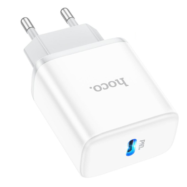 HOCO C104A Fast Charging Adapter - 20W - White