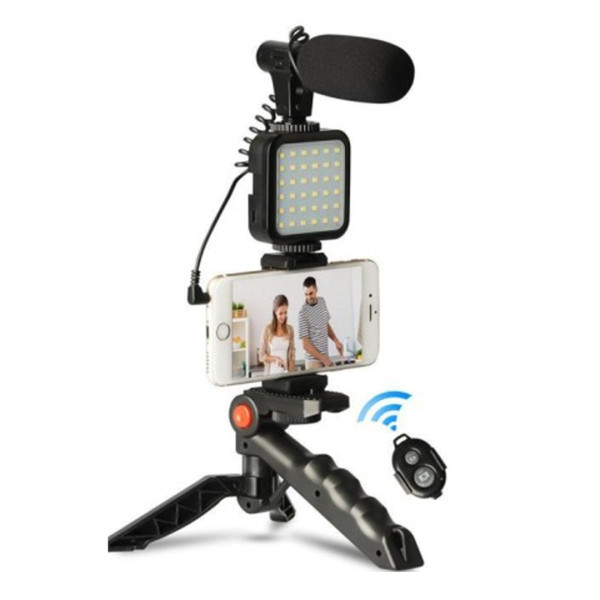 AY-49 Vlogging Video Making Kits - Black