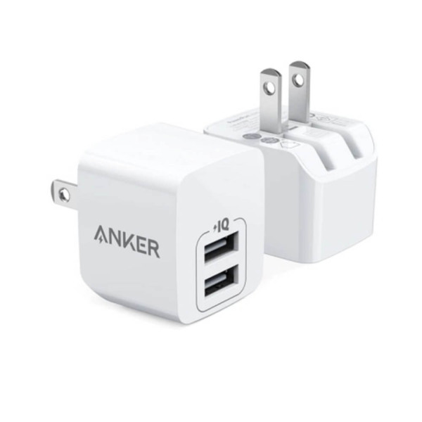 Anker PowerPort Mini Dual Port Charger- White