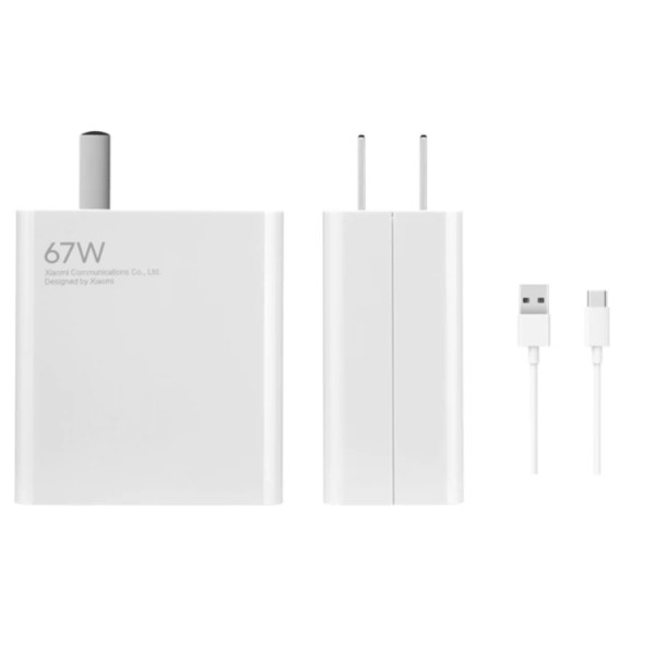 Xiaomi 67W USB Fast Charger and Type C Cable Set