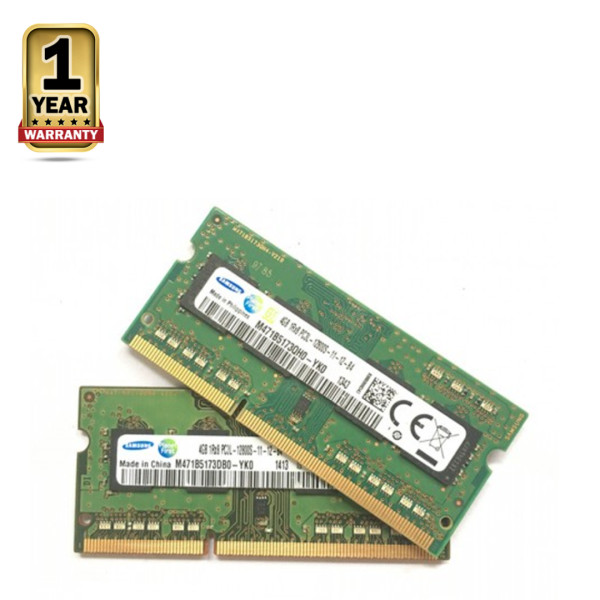 Samsung DDR3 1600MHz PC3L Laptop RAM - 4GB