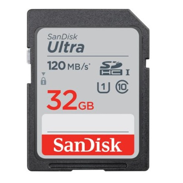 SanDisk Ultra UHS-I SDXC Full HD Video Class 10 Professional Memory Card - 32GB - Black