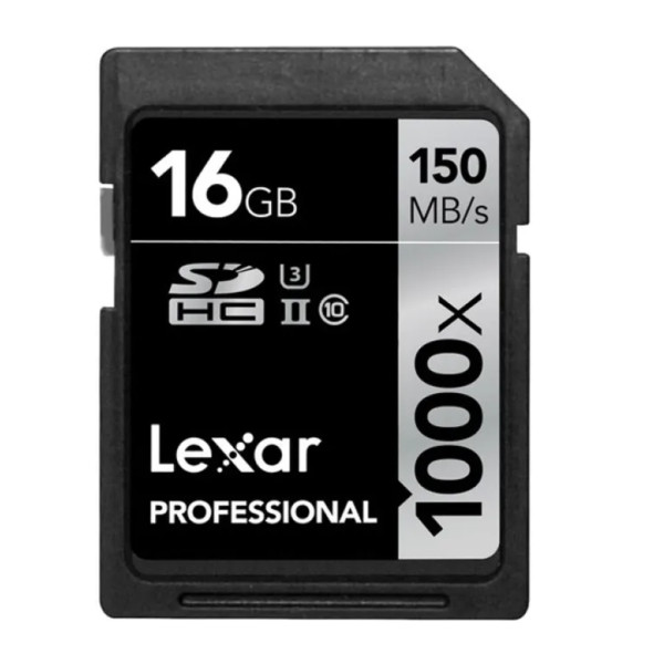 Lexar 1000X Professional UHS-II SDHC Class-10 Memory Card - 16GB