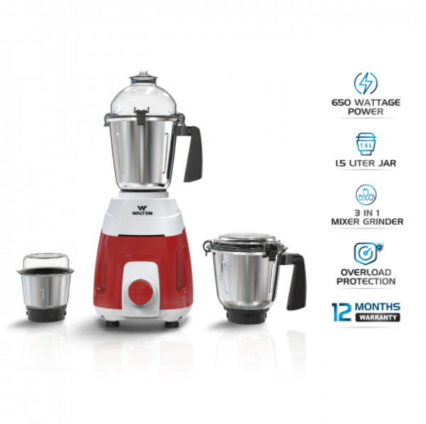 Walton Mixer Grinder (1.5 L) - WBL-15GM65S