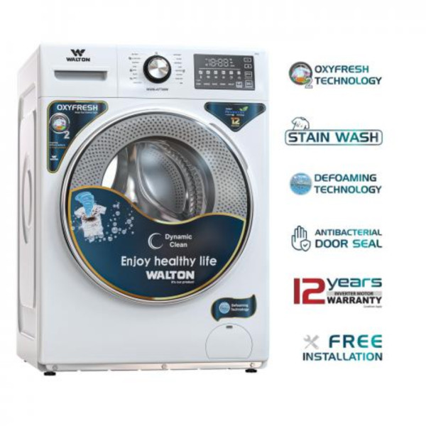 Walton Automatic Front Load Washing Machine - WWM-AFT80W