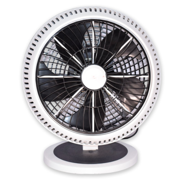 Hi Speed Desk Fan - White - 10 Inch