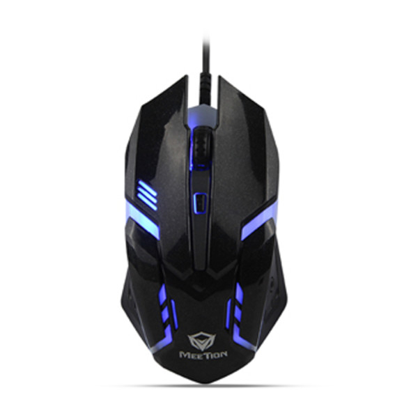 Meetion MT-M371 USB Wired Backlit Gaming Mouse - Black