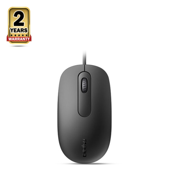 Rapoo N200 Optical Mouse - Black