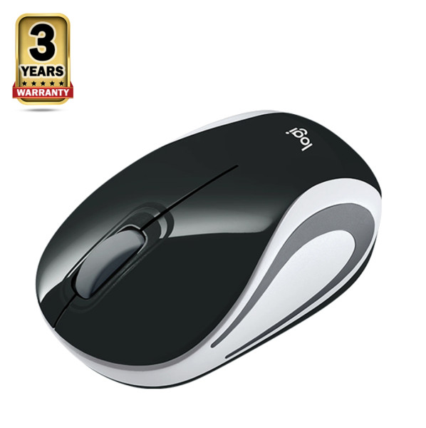 Logitech M187 Wireless Mini Mouse - Black