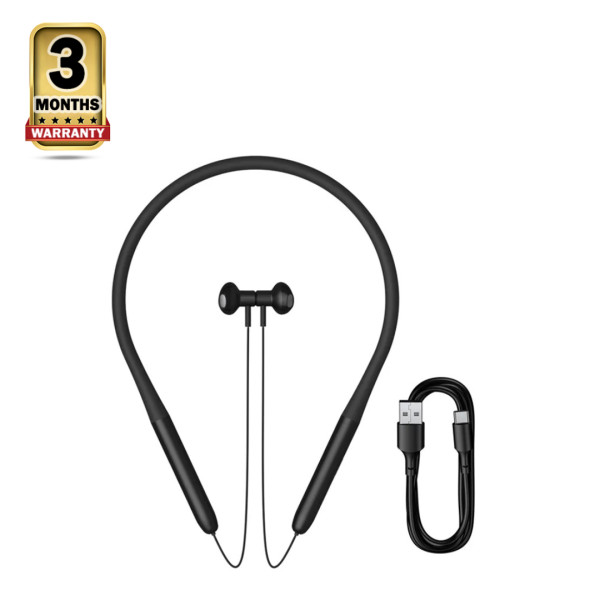 Baseus Bowie P1 Half In-ear Neckband Wireless Earphone - Black - NGPB000001