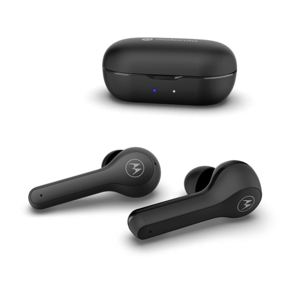 Motorola MOTO Buds 085 True Wireless Earbuds - Black and White