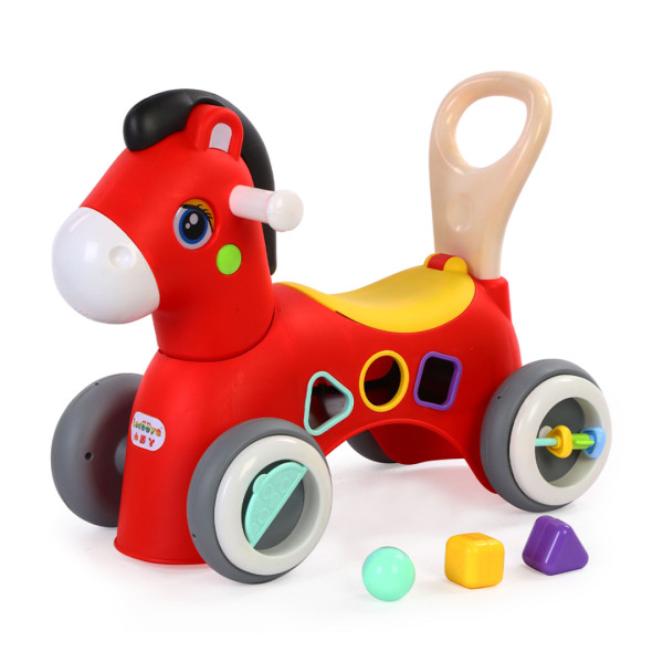 Horse Toy With Light and Music Ride On Baby Car - 126865802