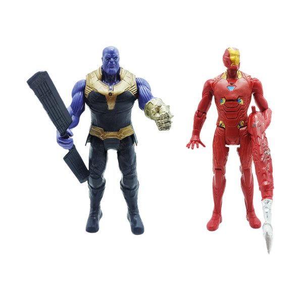 Avengers Iron Man and Thanos Action Figure - 2Pcs - 214818054