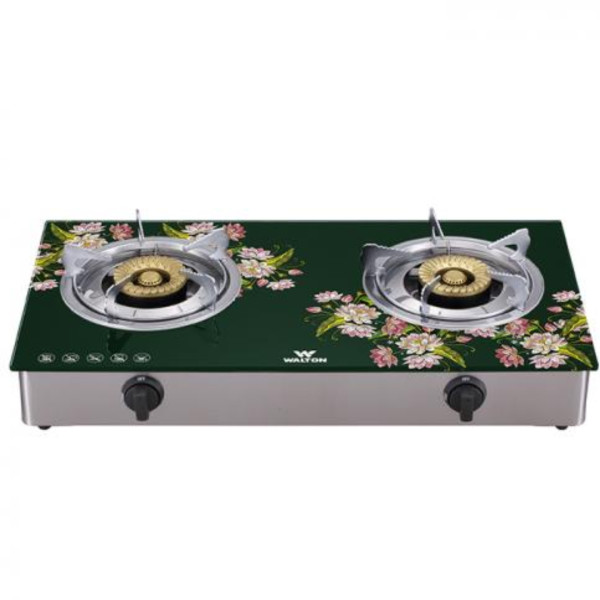 Walton Gas stove Glass Top Double Burner WGS-3GSLH1