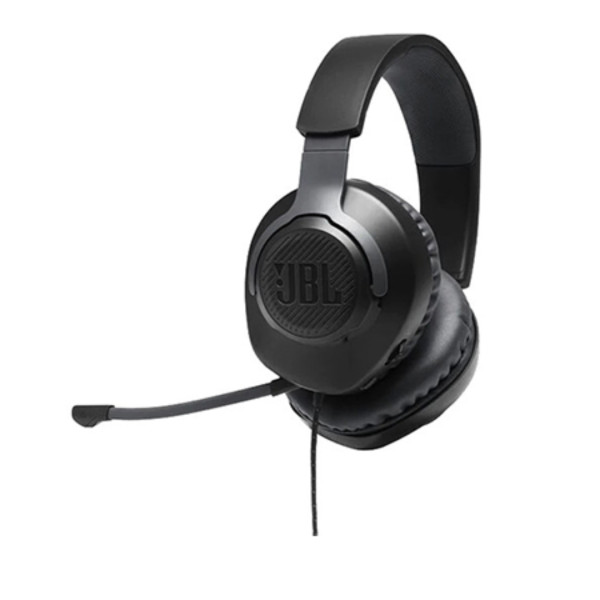 JBL Quantum 100 Wired Over-Ear Gaming Headset (Black)