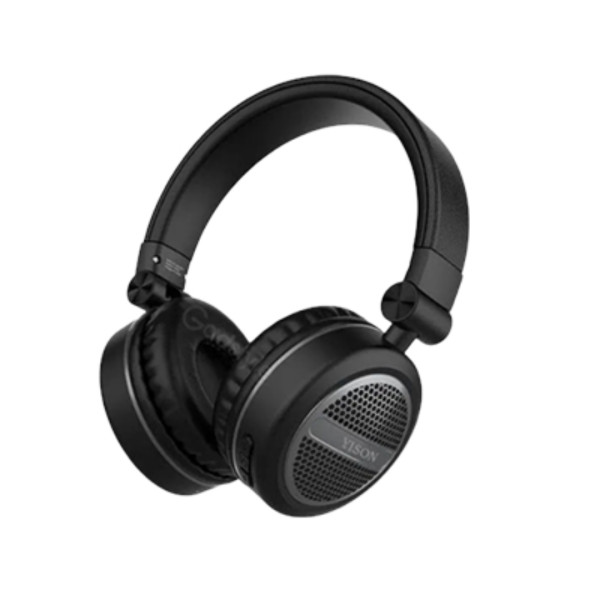 YISON B4 PORTABLE WIRELESS OVERHEAD FOLDABLE HEADPHONE (BLACK)