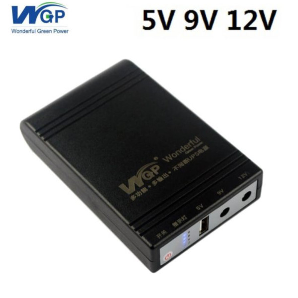 WGP Mini UPS Router & ONU Backup up to 8 Hours – 5V, 9V, 12V Output