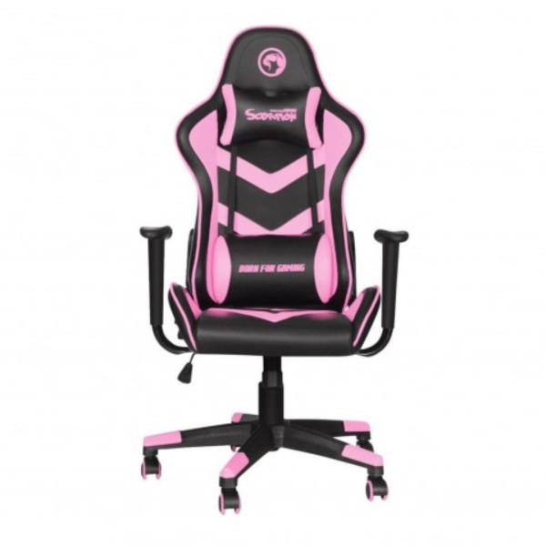 Marvo Scorpion CH-106 Advanced Adjustable Gaming Chair – Black Pink