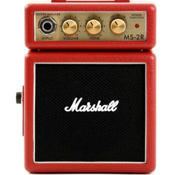 Marshall MS-2R Red Micro Guitar Amp Pro Music