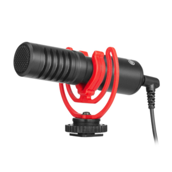 BOYA BY-MM1+ Ultracompact Camera-Mount Shotgun Microphone