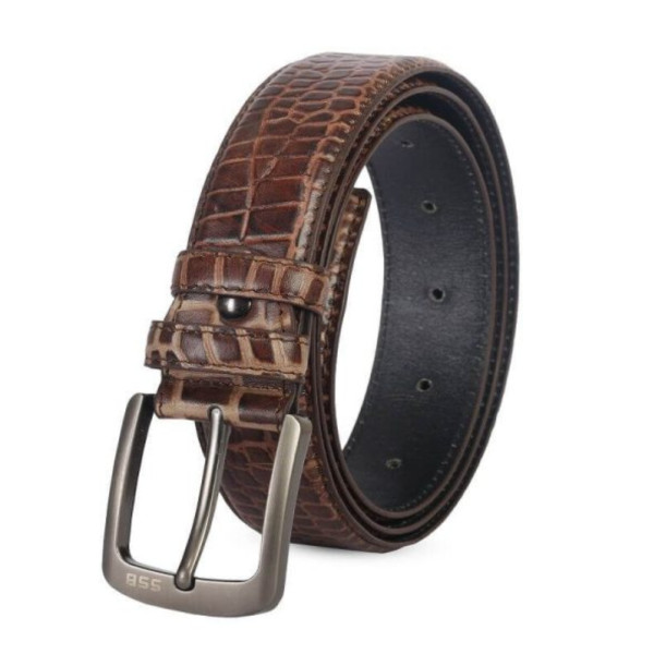 Croco Print Leather Belt SB-B45