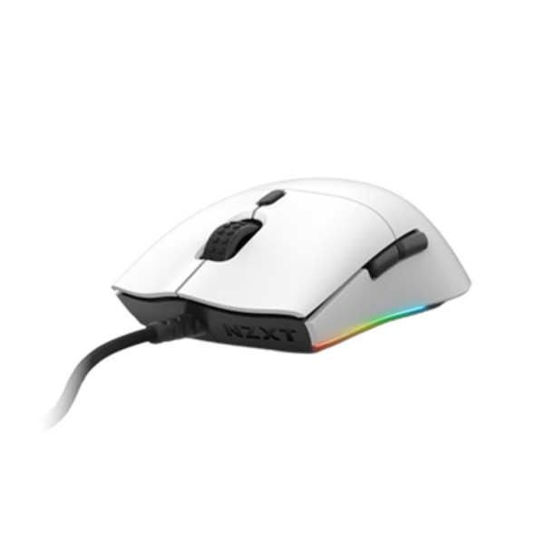 NZXT LIFT LIGHTWEIGHT AMBIDEXTROUS MOUSE (WHITE)