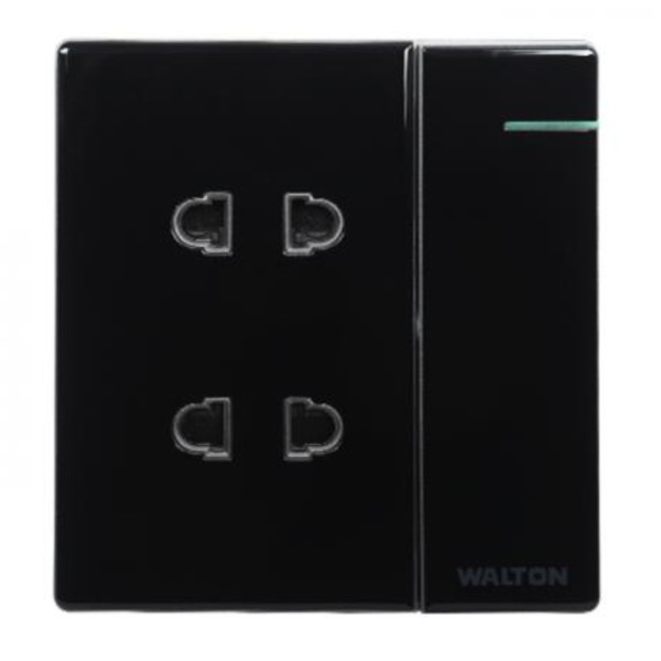 Walton CRYSTAL SERIES Switches - WC2PS 2 Pin Socket with Switch