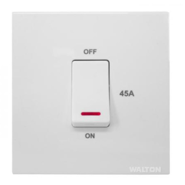 Walton TRUST SERIES - WTDPS45W (White) 45A DP Switch