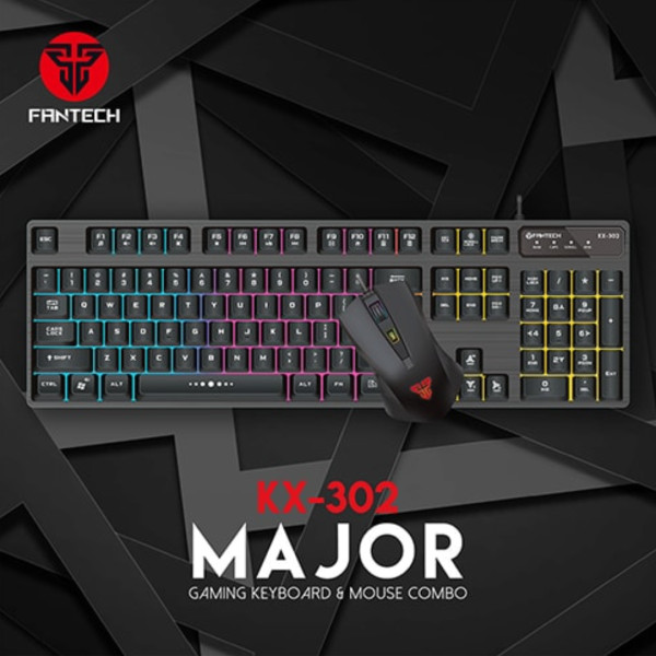 FANTECH KX302s Major Gaming Keyboard And Mouse Combo