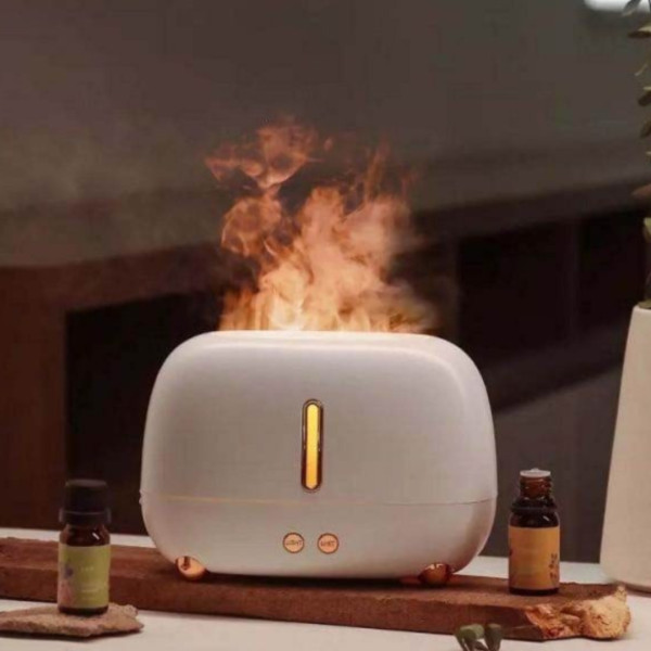 GearUp A318 Flame Aroma Diffuser Air Humidifier (250ml)