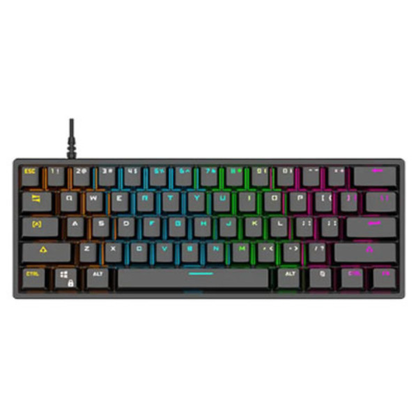 LEAVEN K620 WIRED MECHANICAL KEYBOARD FULL BLACK