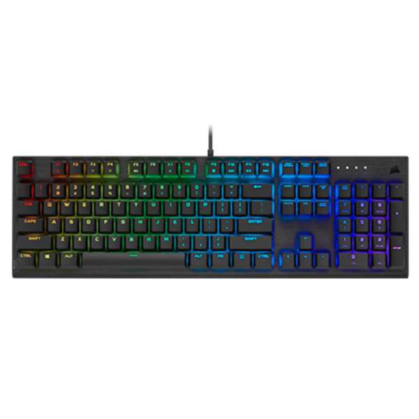 CORSAIR K60 RGB PRO CHERRY VIOLA Mechanical Gaming Keyboard (Black)