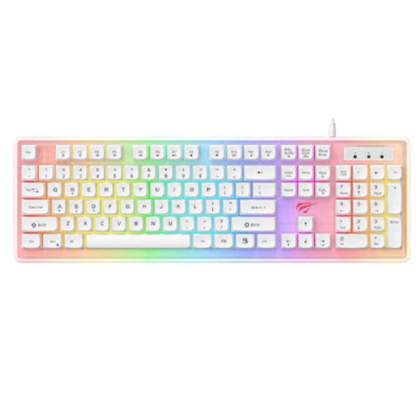 HAVIT KB876L GAMING RGB KEYBOARD (WHITE)