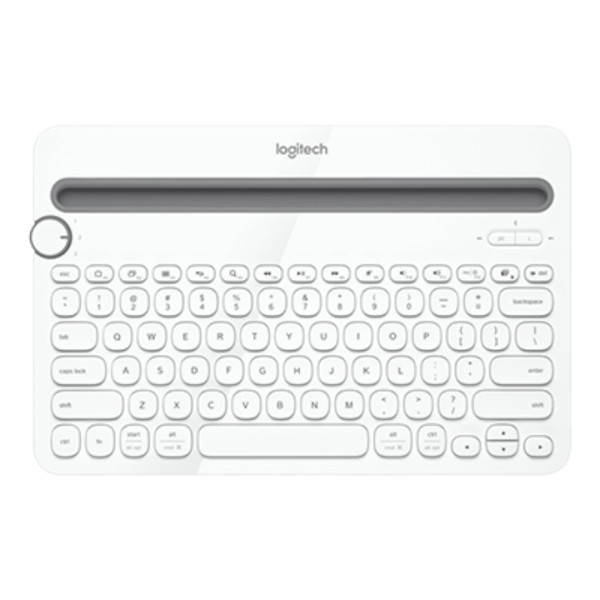 Logitech K480 Bluetooth Multi-Device Keyboard (White)