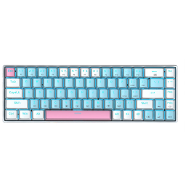 E-YOOSO Z686 MONOCHROME COMPACT WIRED MECHANICAL KEYBOARD (BLUE SWITCH)