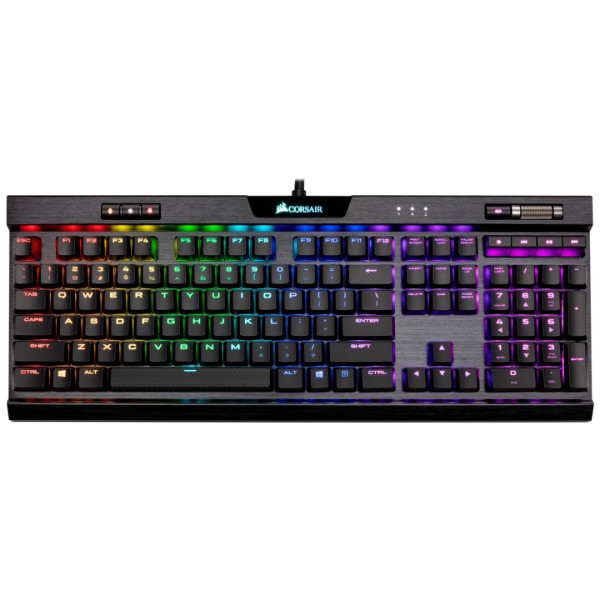 Corsair K70 RGB MK.2 Low Profile RAPIDFIRE Mechanical Gaming Keyboard CHERRY MX Low Profile Speed