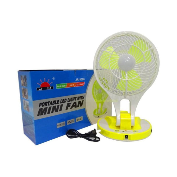 Mini Rechargeable Fan With Led Light