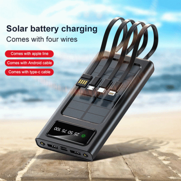 Portable Solar 10000mAh Power Bank